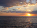 Ein Sonnenuntergang in San Sebastian